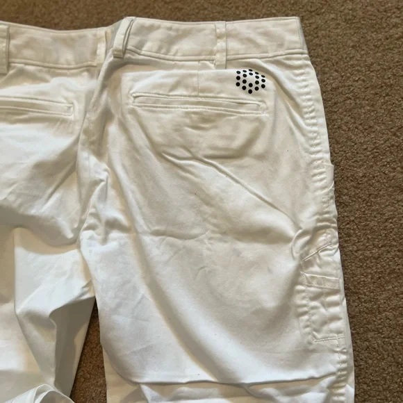 Women white Puma golf crop pants size 8 - Picture 5 of 5